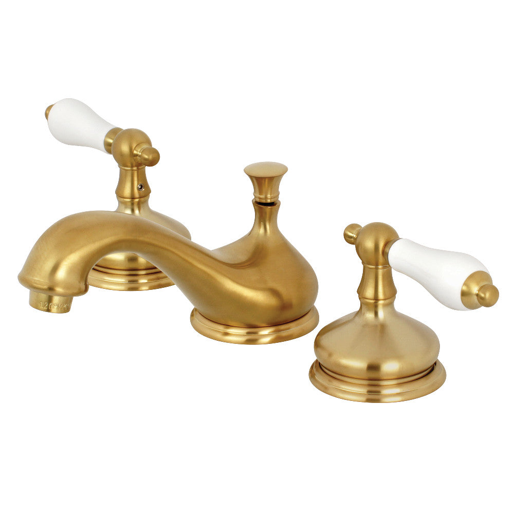 Heritage Widespread Lavatory Faucet W/ Porcelain Lever Handle