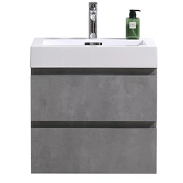 Fusion Floating / Wall Mounted Bathroom Vanity with Acrylic Sink