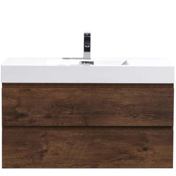 Fusion Floating / Wall Mounted Bathroom Vanity with Acrylic Sink
