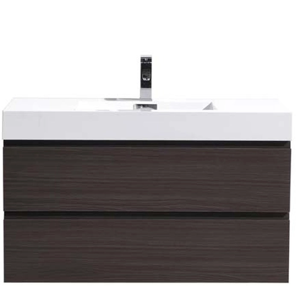 Fusion Floating / Wall Mounted Bathroom Vanity with Acrylic Sink