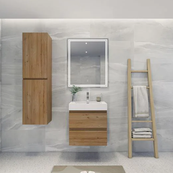 Fusion Floating / Wall Mounted Bathroom Vanity with Acrylic Sink