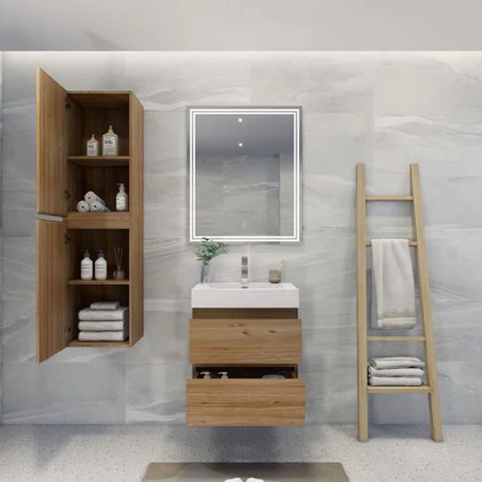 Fusion Floating / Wall Mounted Bathroom Vanity with Acrylic Sink