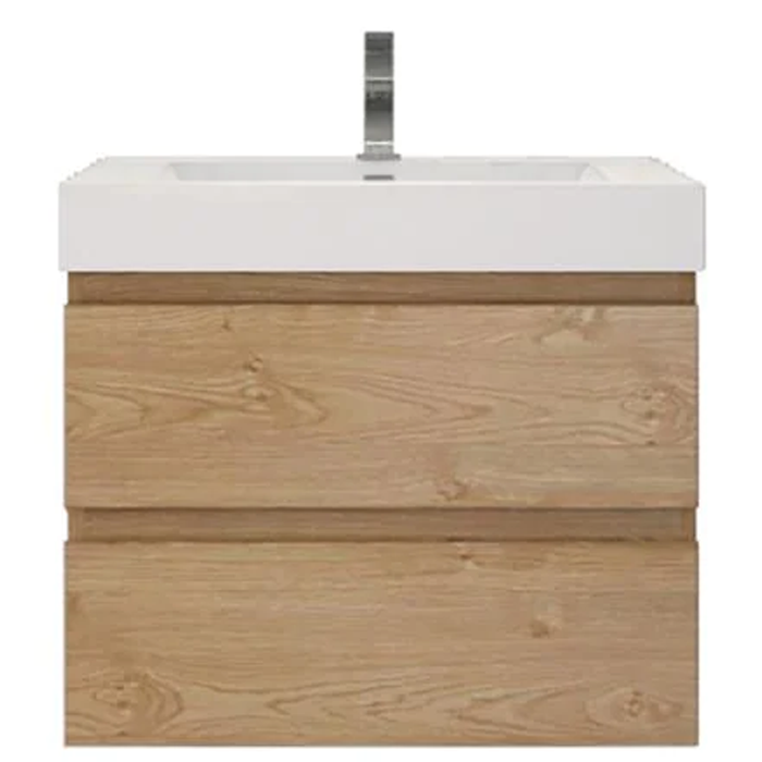 Fusion Floating / Wall Mounted Bathroom Vanity with Acrylic Sink