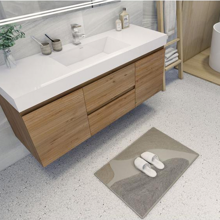 Fusion Floating / Wall Mounted Bathroom Vanity with Acrylic Sink