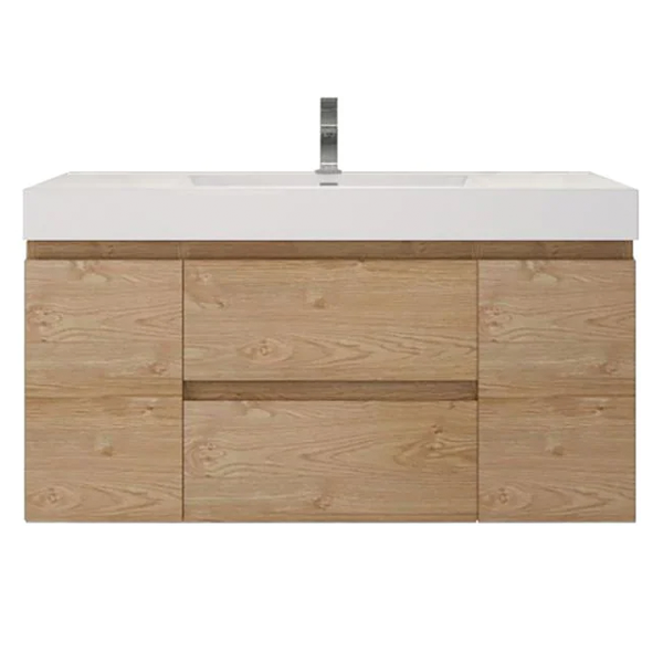 Fusion Floating / Wall Mounted Bathroom Vanity with Acrylic Sink