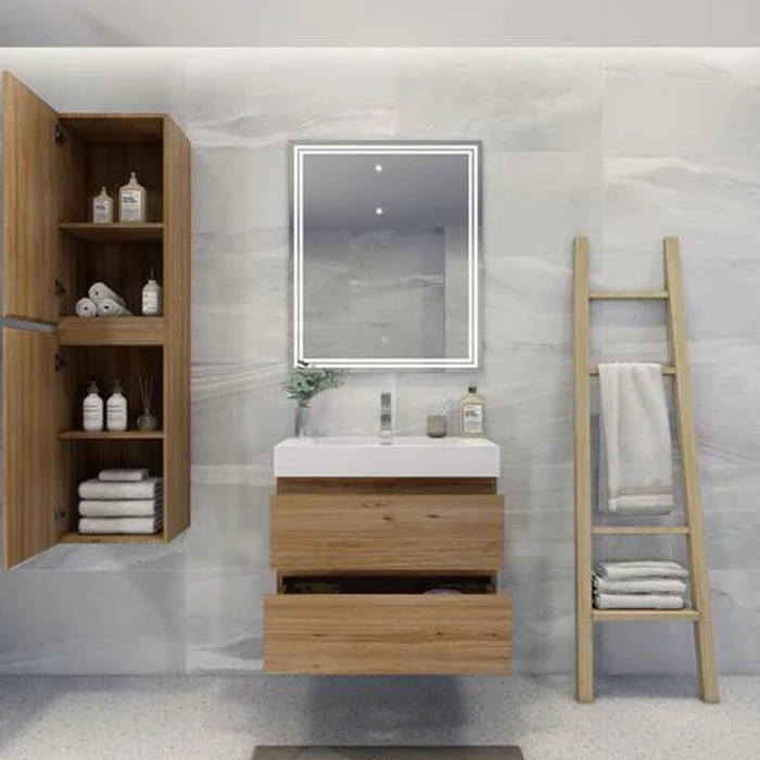 Fusion Floating / Wall Mounted Bathroom Vanity with Acrylic Sink