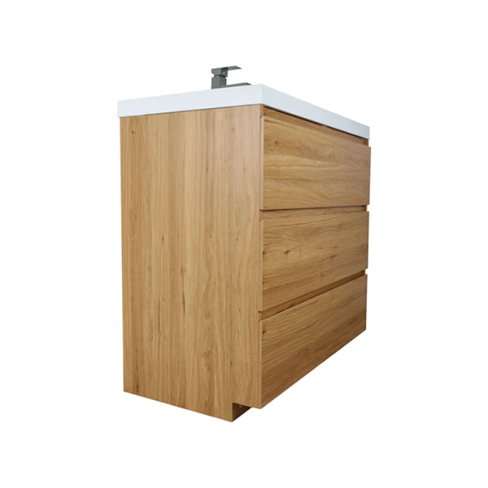 Aramco Freestanding Bathroom Vanity With Acrylic Sink & Drawers