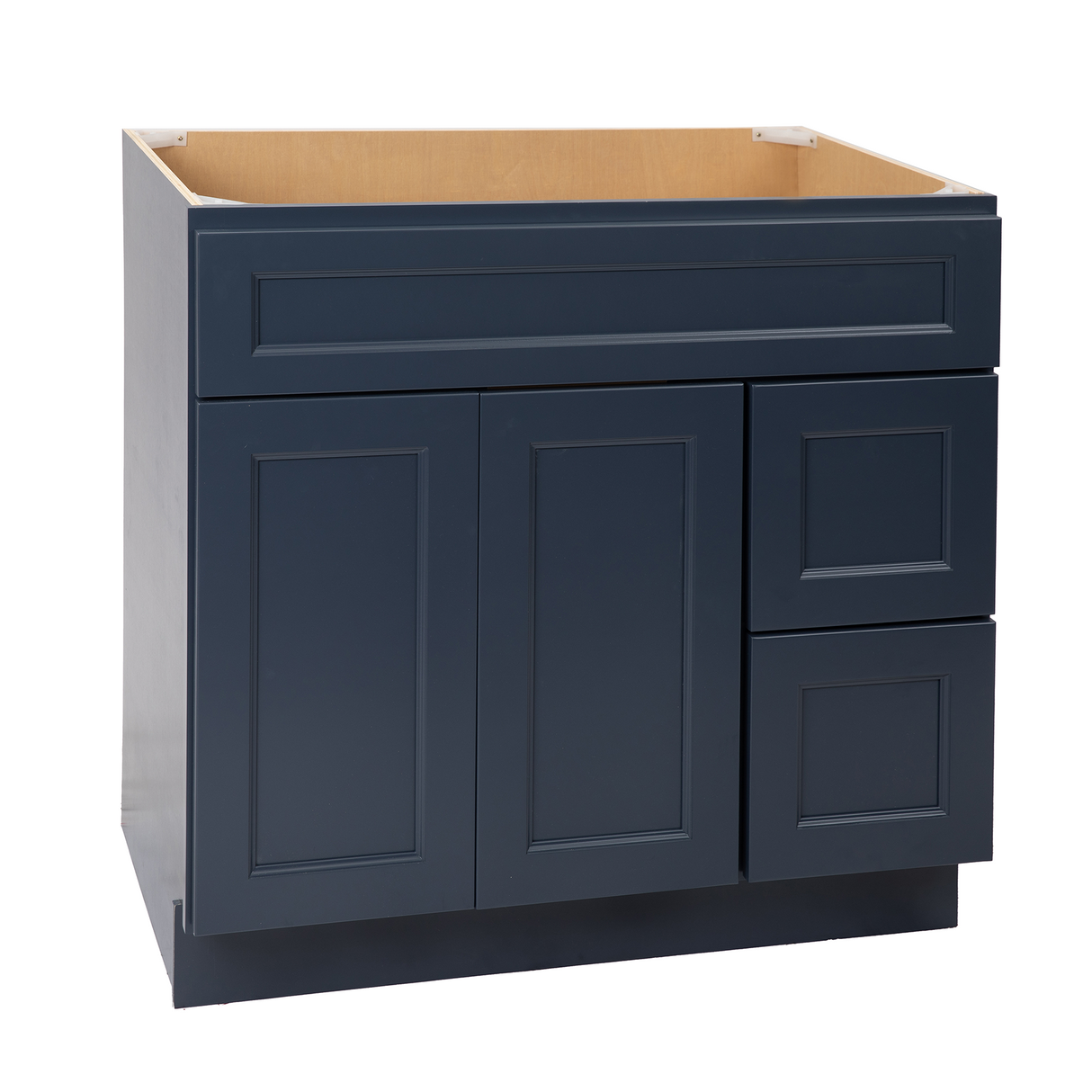 Pacific Blue Freestanding Bathroom Vanity Cabinet Without Top