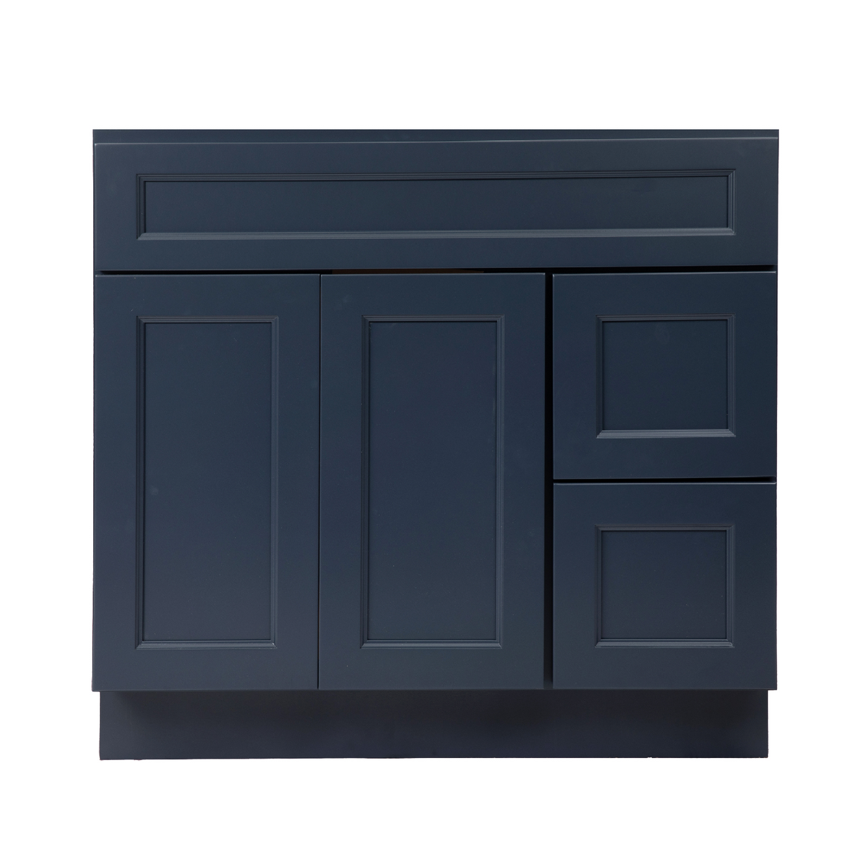 Pacific Blue Freestanding Bathroom Vanity Cabinet Without Top