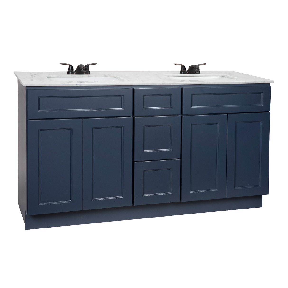 Pacific Blue Freestanding Bathroom Vanity Cabinet Without Top