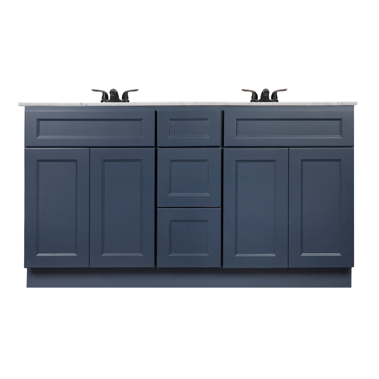 Pacific Blue Freestanding Bathroom Vanity Cabinet Without Top
