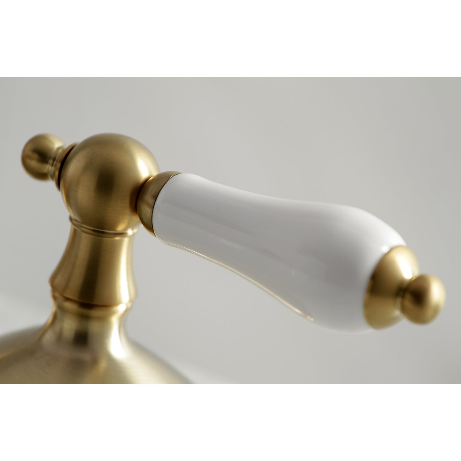 Heritage Widespread Lavatory Faucet W/ Porcelain Lever Handle