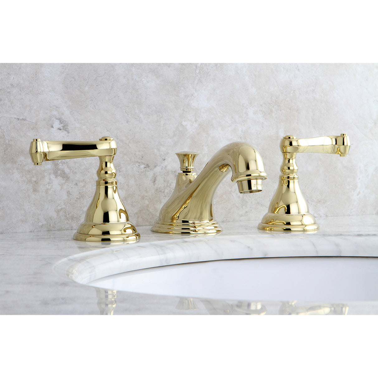 Royale Widespread Bathroom Faucet, 8 Inch