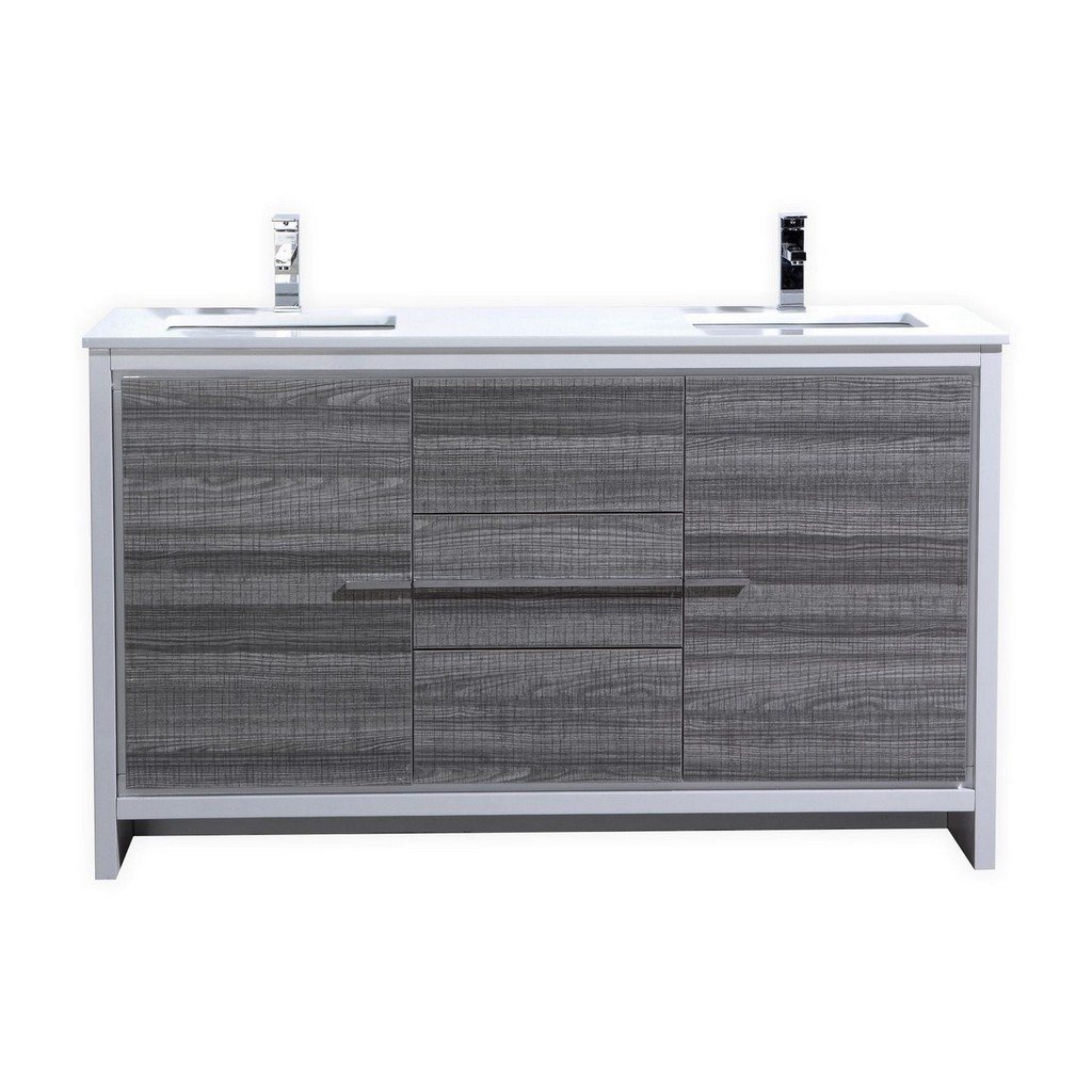 Ashdale Freestanding Bathroom Vanity With Sink, Soft Closing Doors & Drawer - BUILDMYPLACE