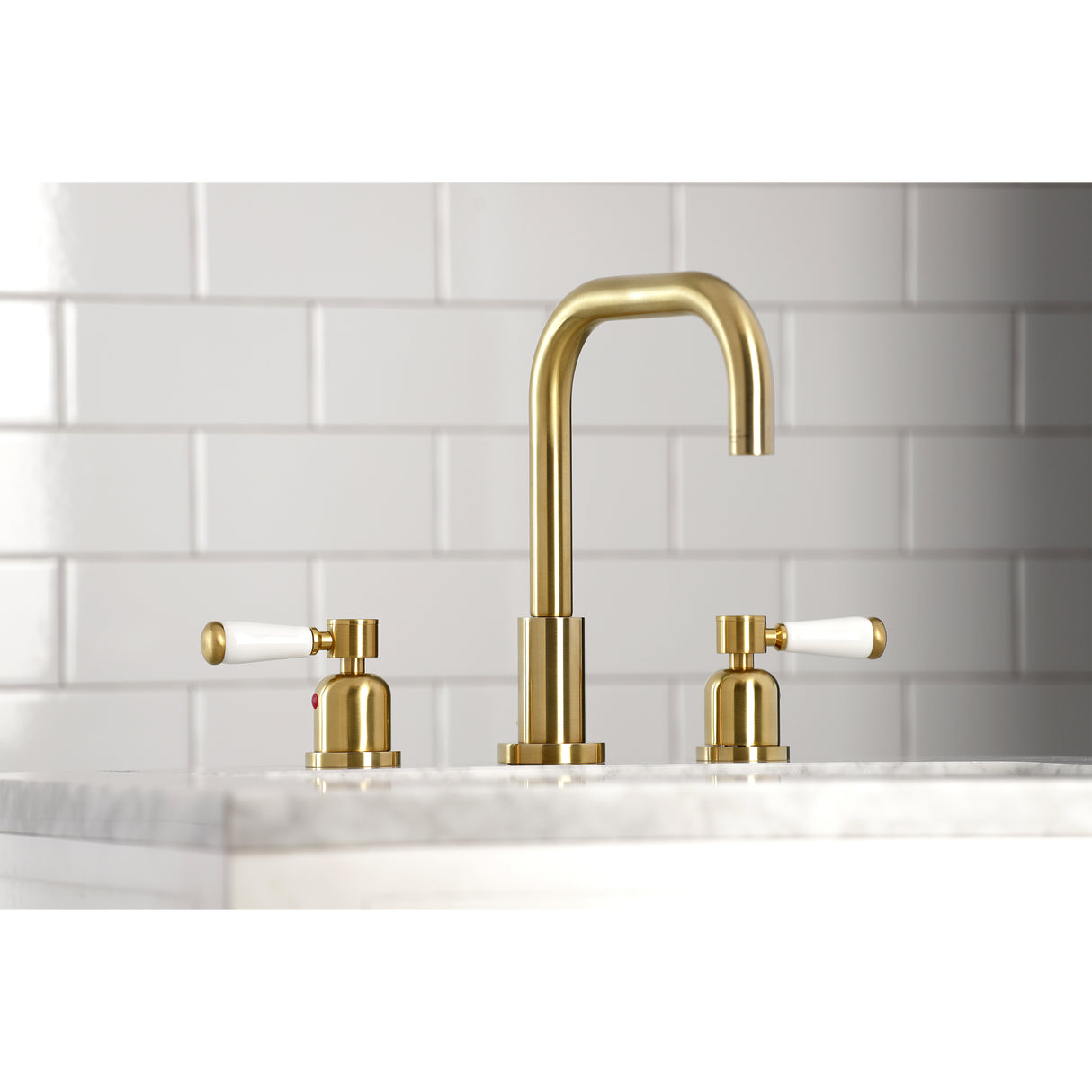 Paris Widespread Bathroom Faucet with Brass Pop-Up