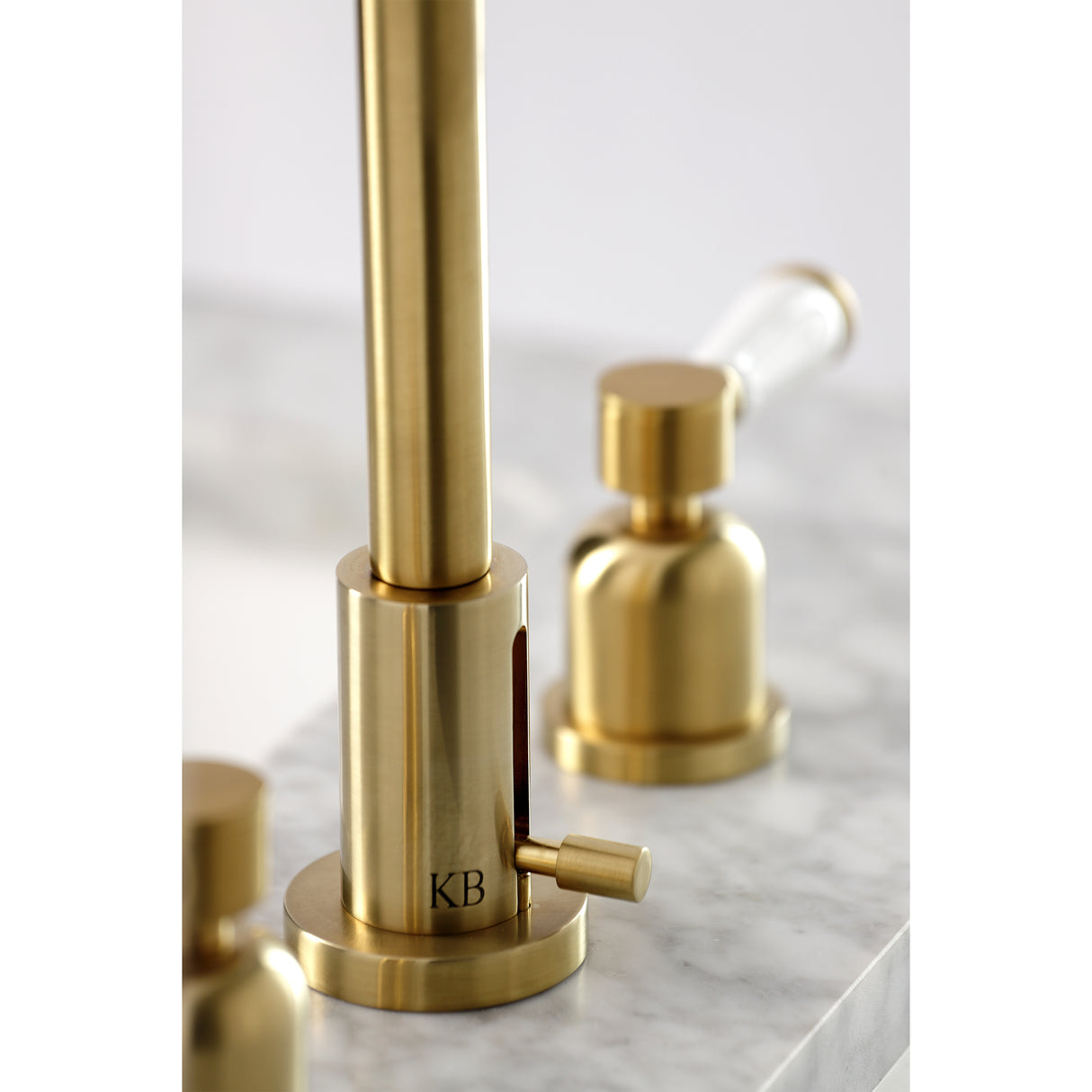 Paris Widespread Bathroom Faucet with Brass Pop-Up