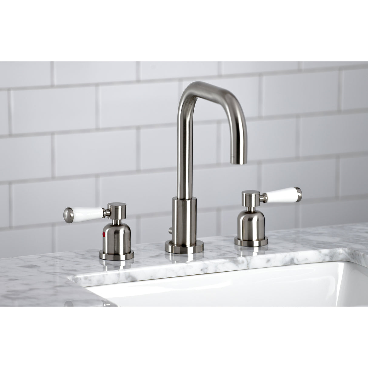 Paris Widespread Bathroom Faucet with Brass Pop-Up