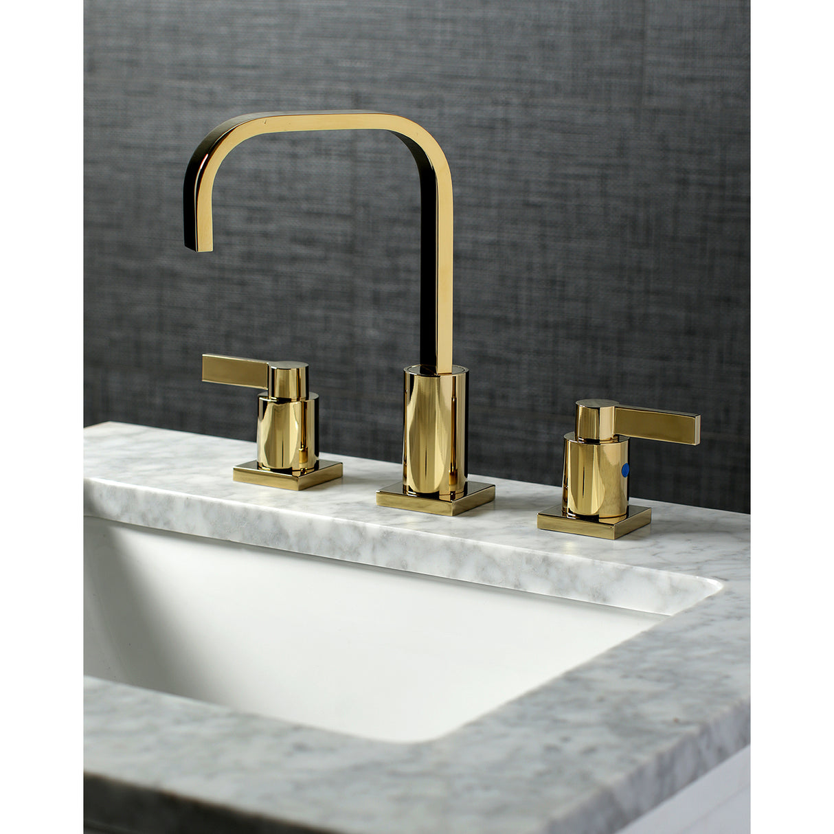 NuvoFusion Widespread Modern Bathroom Faucet