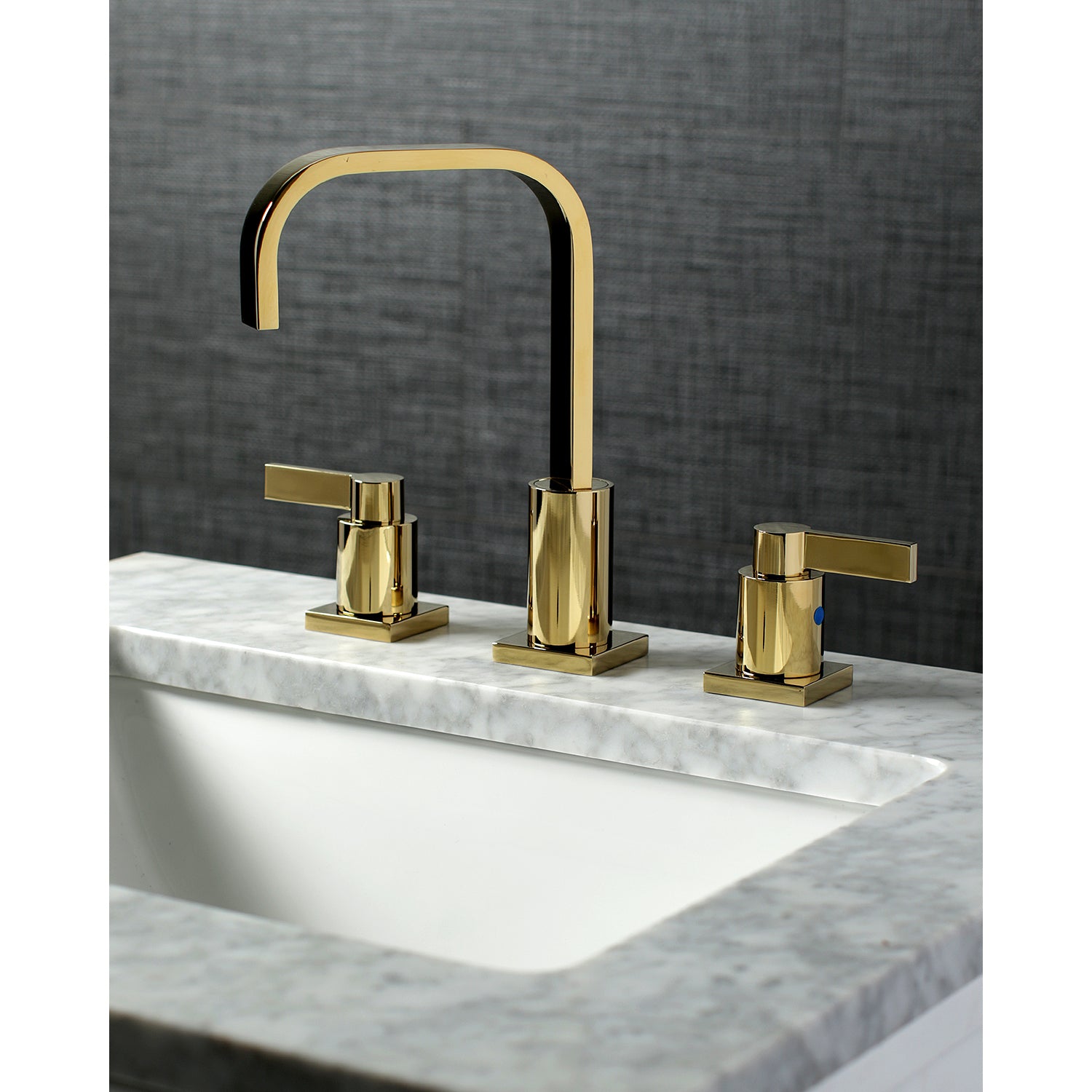 NuvoFusion Widespread Modern Bathroom Faucet