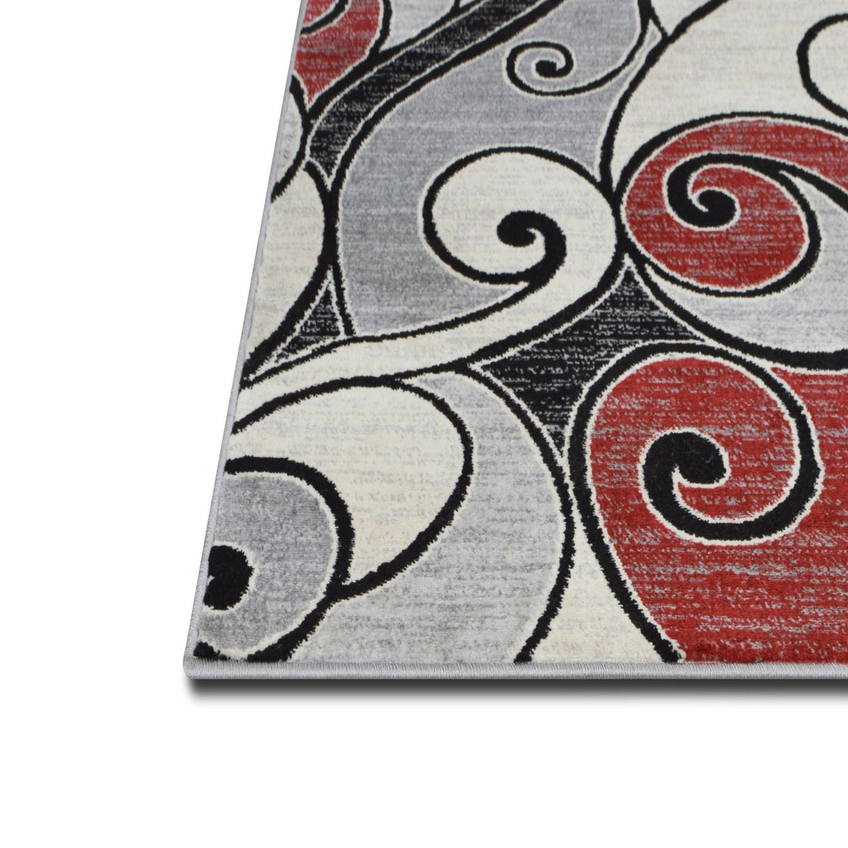 Sofia-479 Area Rugs Rectangle Scarlett Red 5-X-7