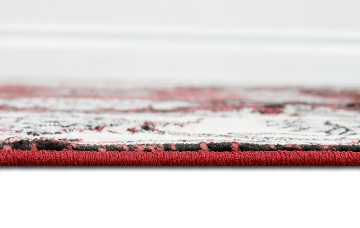 Sofia-482 Area Rugs Runner Scarlett Red 8-X-11