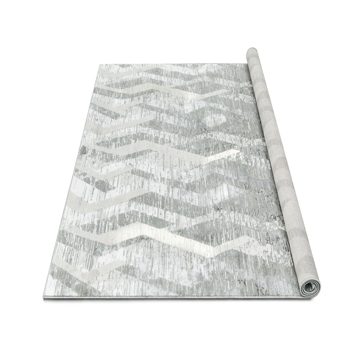 Talia-776 Area Rugs Rectangle Metallic 5-X-7