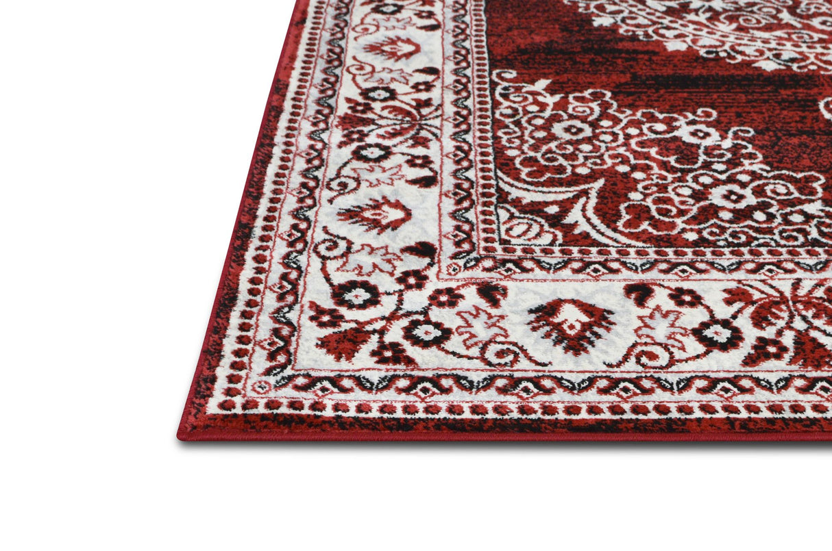 Sofia-476 Area Rugs Runner Scarlett Red 8-X-11