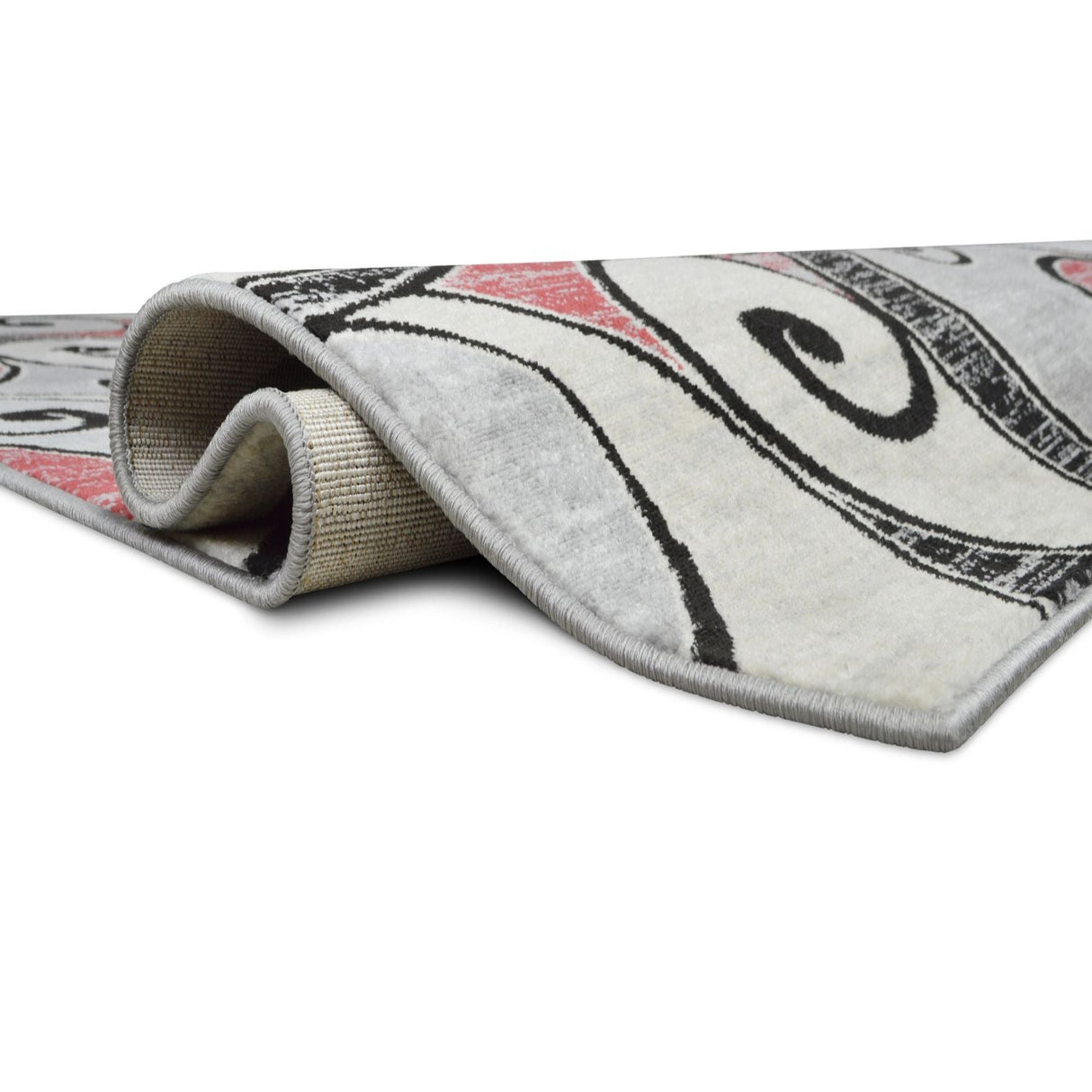 Sofia-479 Area Rugs Rectangle Scarlett Red 5-X-7