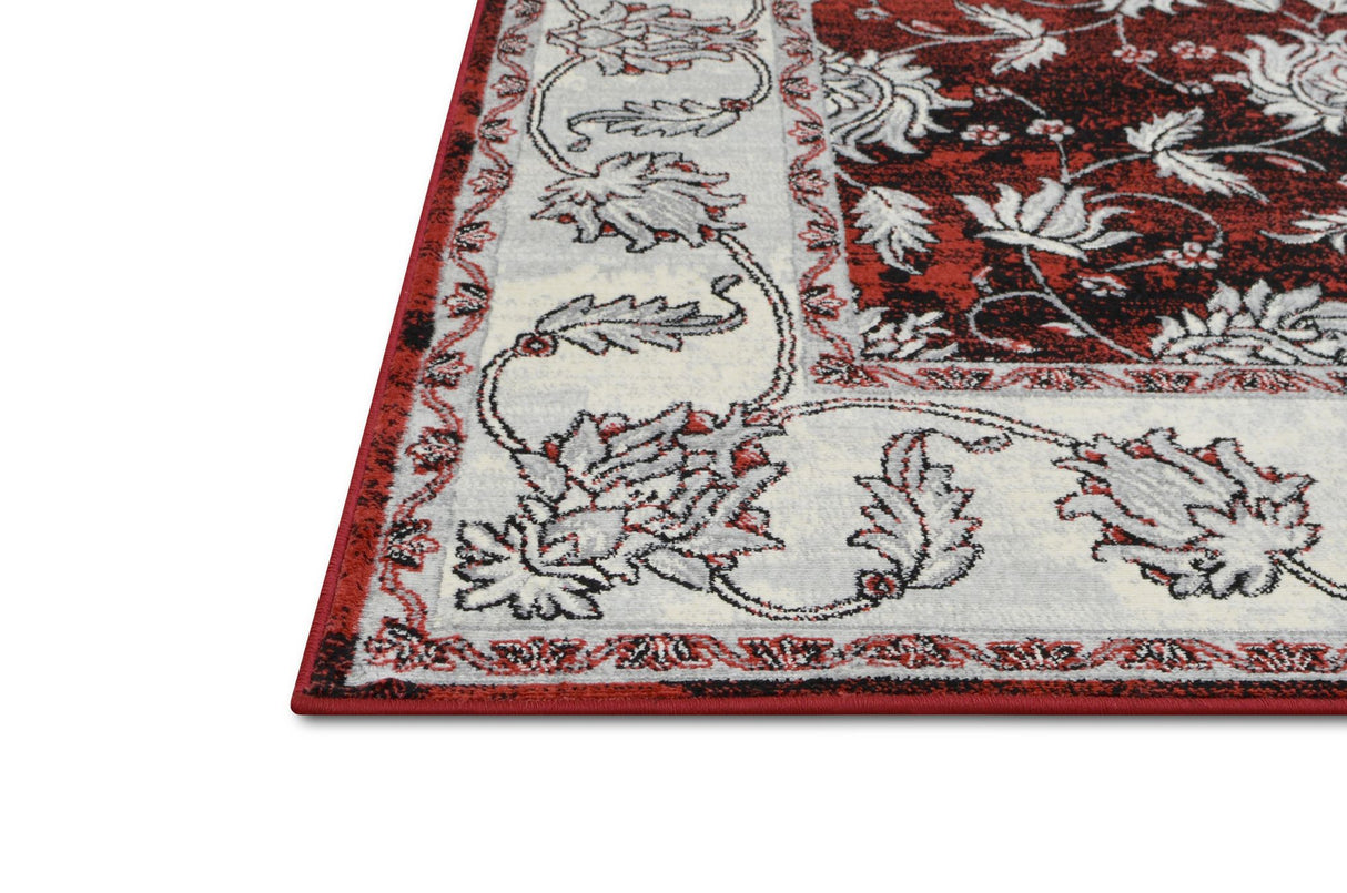 Sofia-482 Area Rugs Runner Scarlett Red 8-X-11