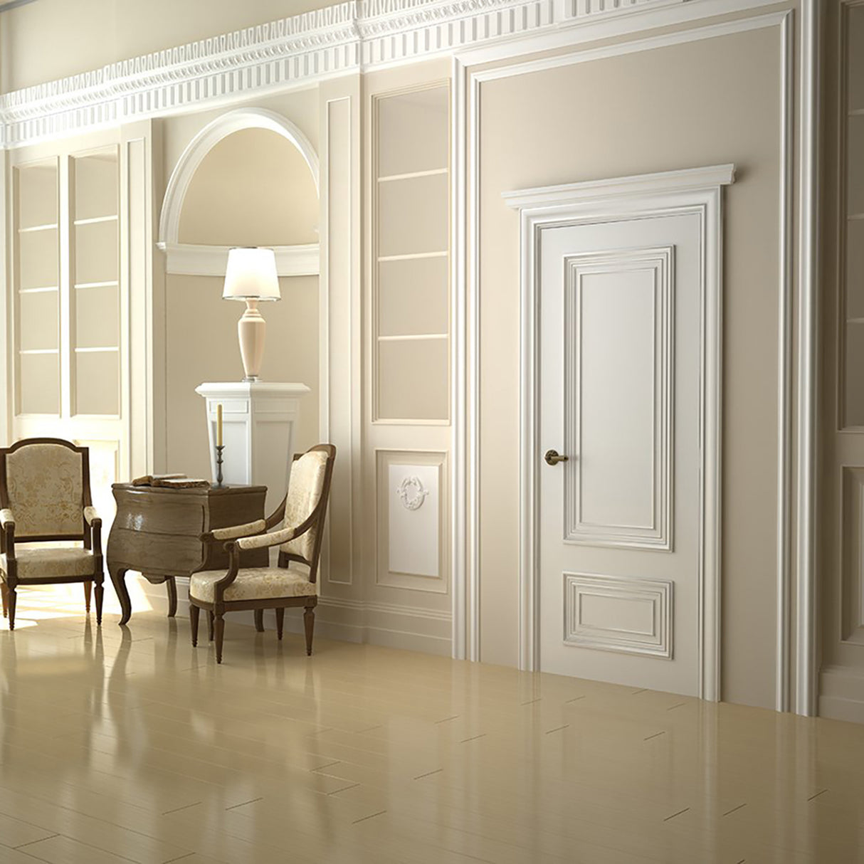 Palazzo 2 Polar White Interior Door