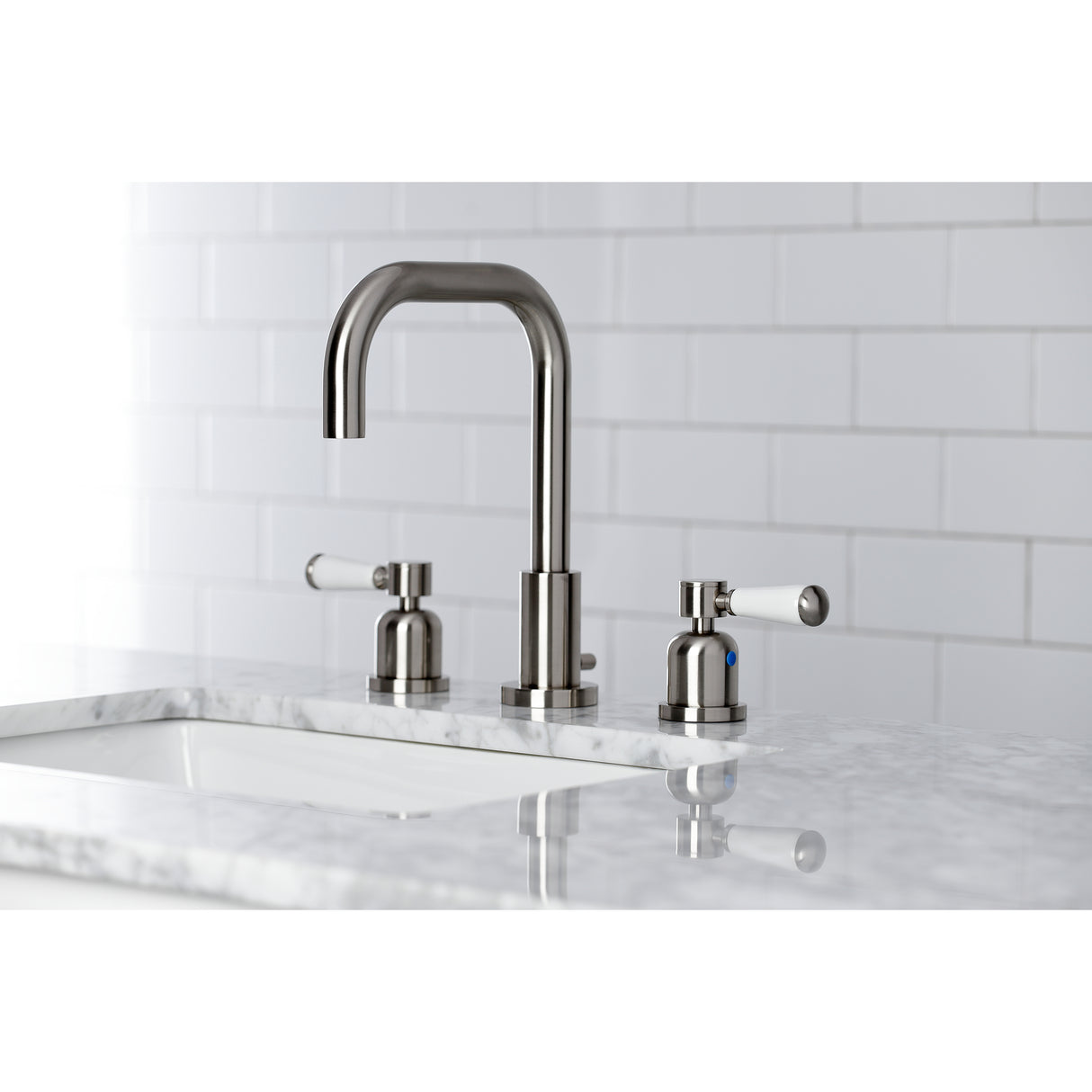 Paris Widespread Bathroom Faucet with Brass Pop-Up