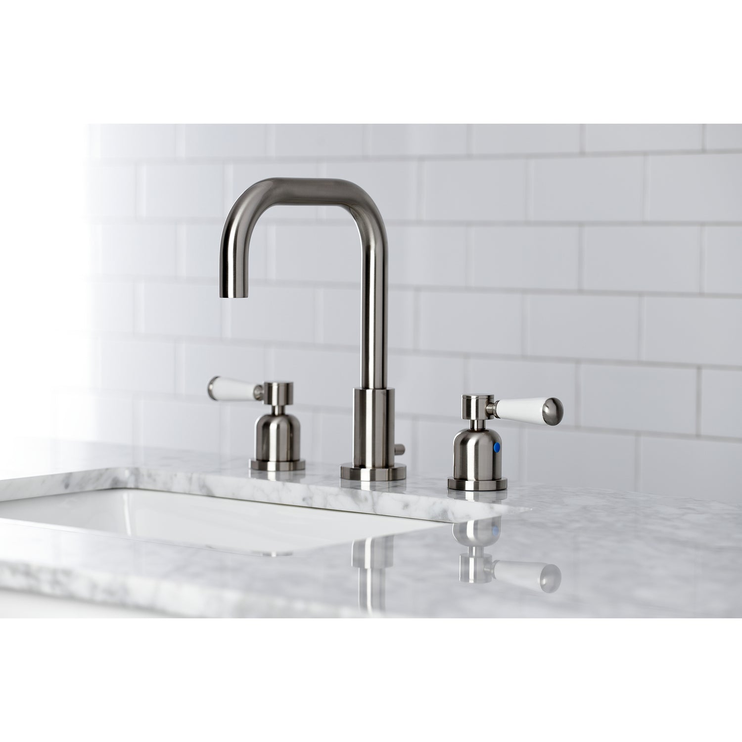 Paris Widespread Bathroom Faucet with Brass Pop-Up