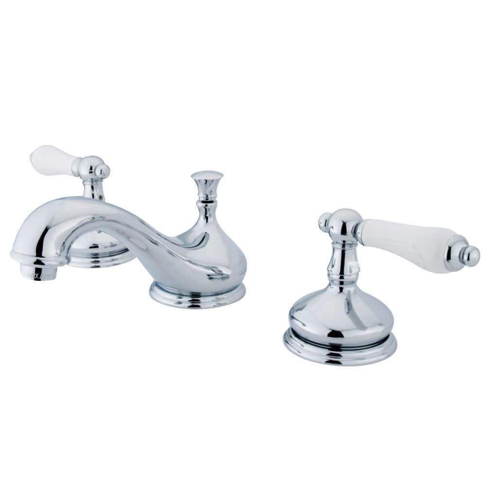Heritage Widespread Lavatory Faucet W/ Porcelain Lever Handle