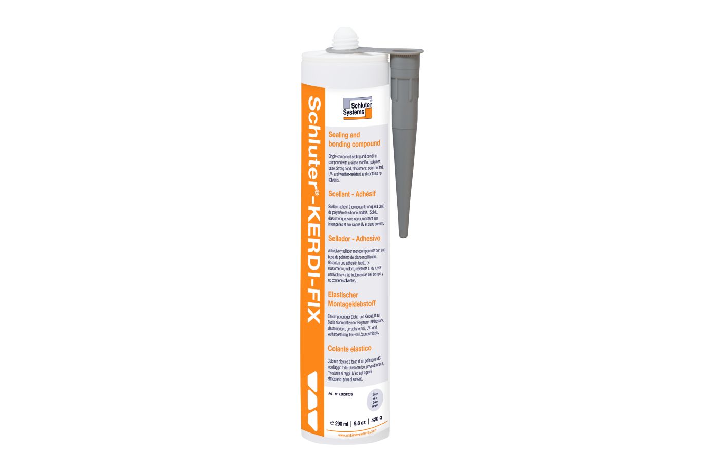 Kerdi-Fix Sealing/Bonding  290Ml Grey