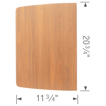 Blanco Valea 12 Inch Wood Cutting Board for Super Single Sinks - Red Alder Wood