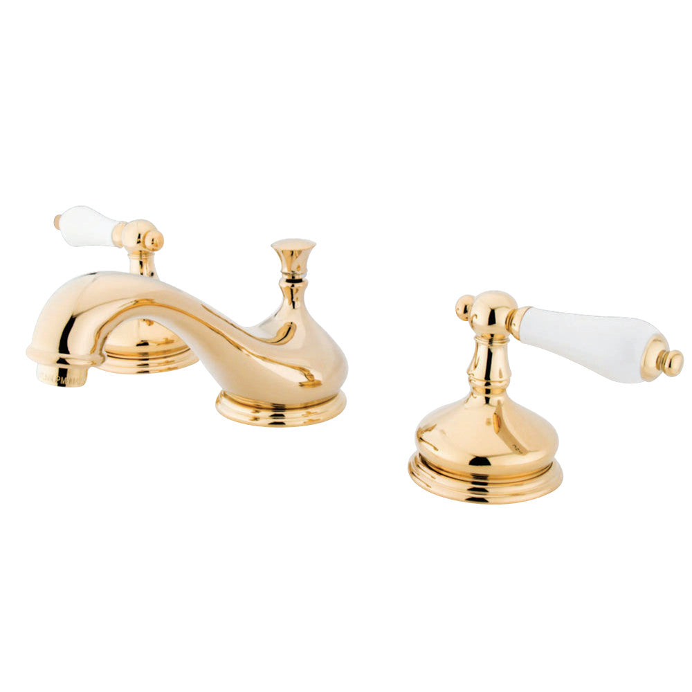 Heritage Widespread Lavatory Faucet W/ Porcelain Lever Handle