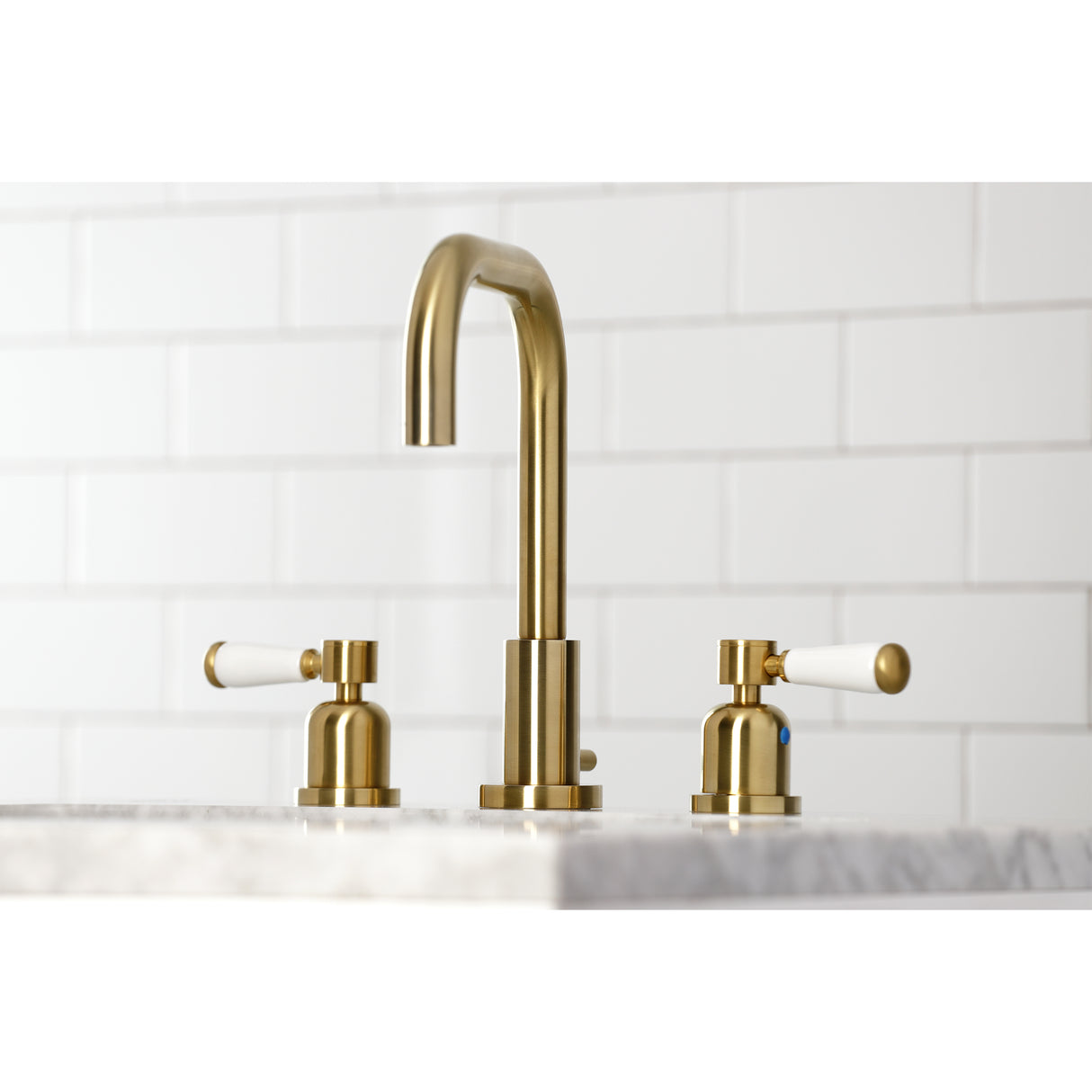 Paris Widespread Bathroom Faucet with Brass Pop-Up