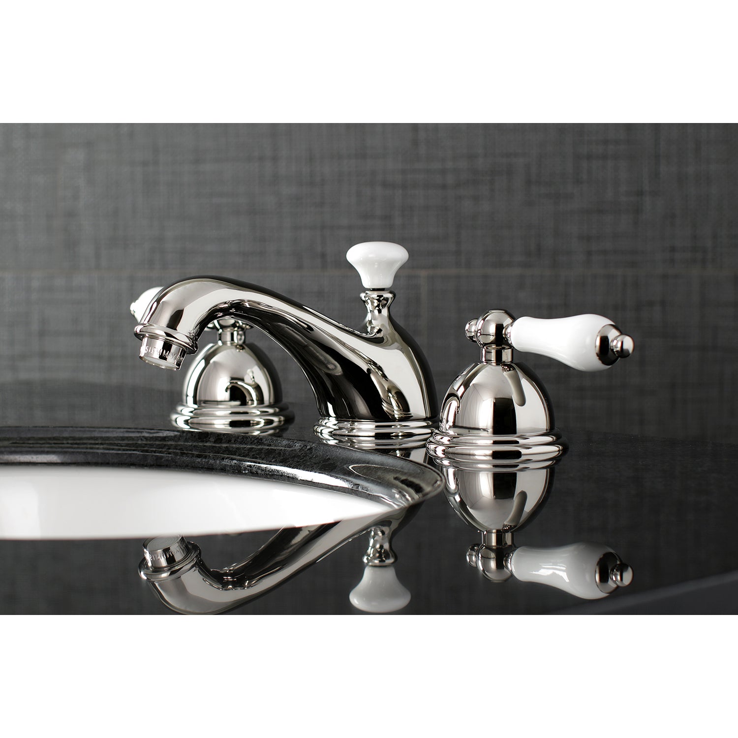 Restoration 8 inch Widespread Bathroom Faucet