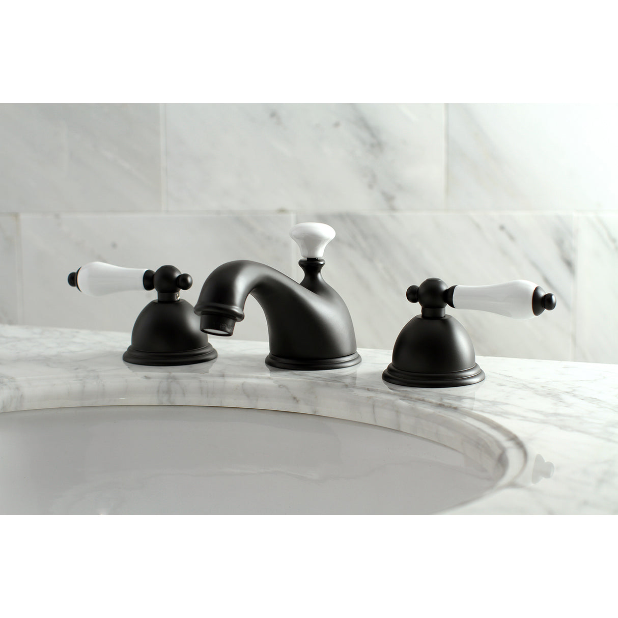 Restoration 8 inch Widespread Bathroom Faucet