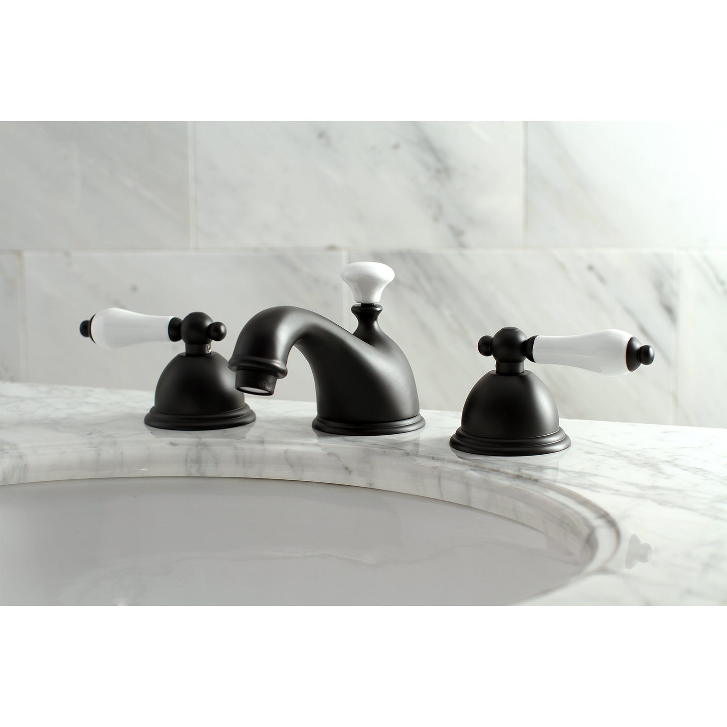 Restoration 8 inch Widespread Bathroom Faucet