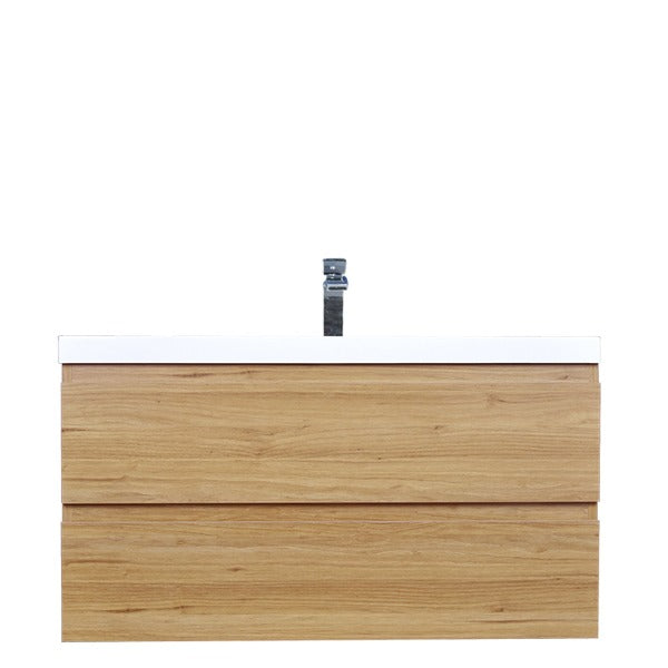 Brooklyn Floating / Wall Mounted Bathroom Vanity With Acrylic Sink