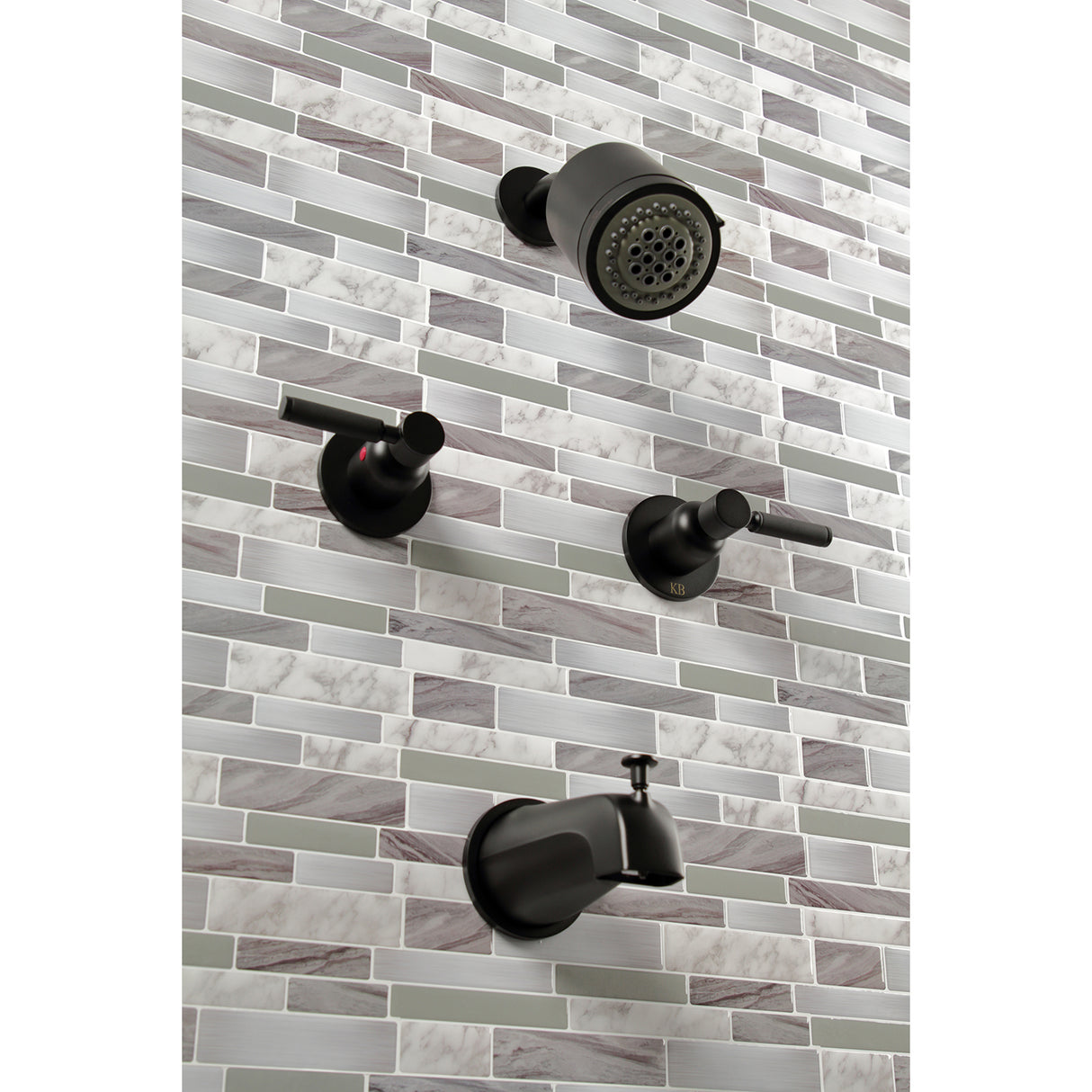 Kaiser Two Handle Tub And Shower Faucet