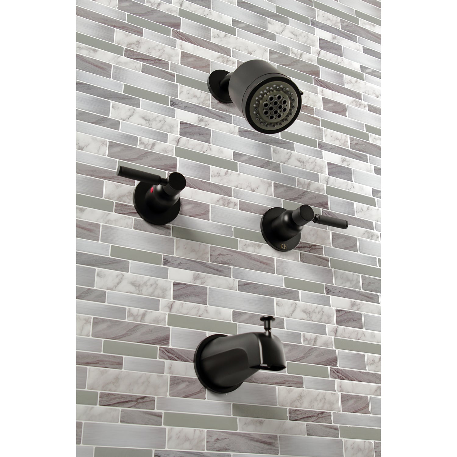 Kaiser Two Handle Tub And Shower Faucet