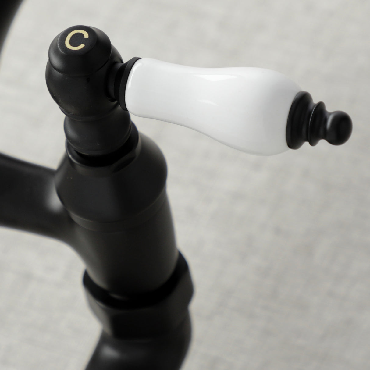 Vintage 6 Inch Adjustable Center Wall Mount Kitchen Faucet