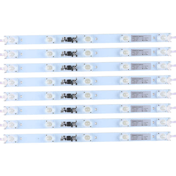 15W LED Module Lights - 8-Pack - 5 LEDs/Bar - DC24V - 7000K - UL Listed