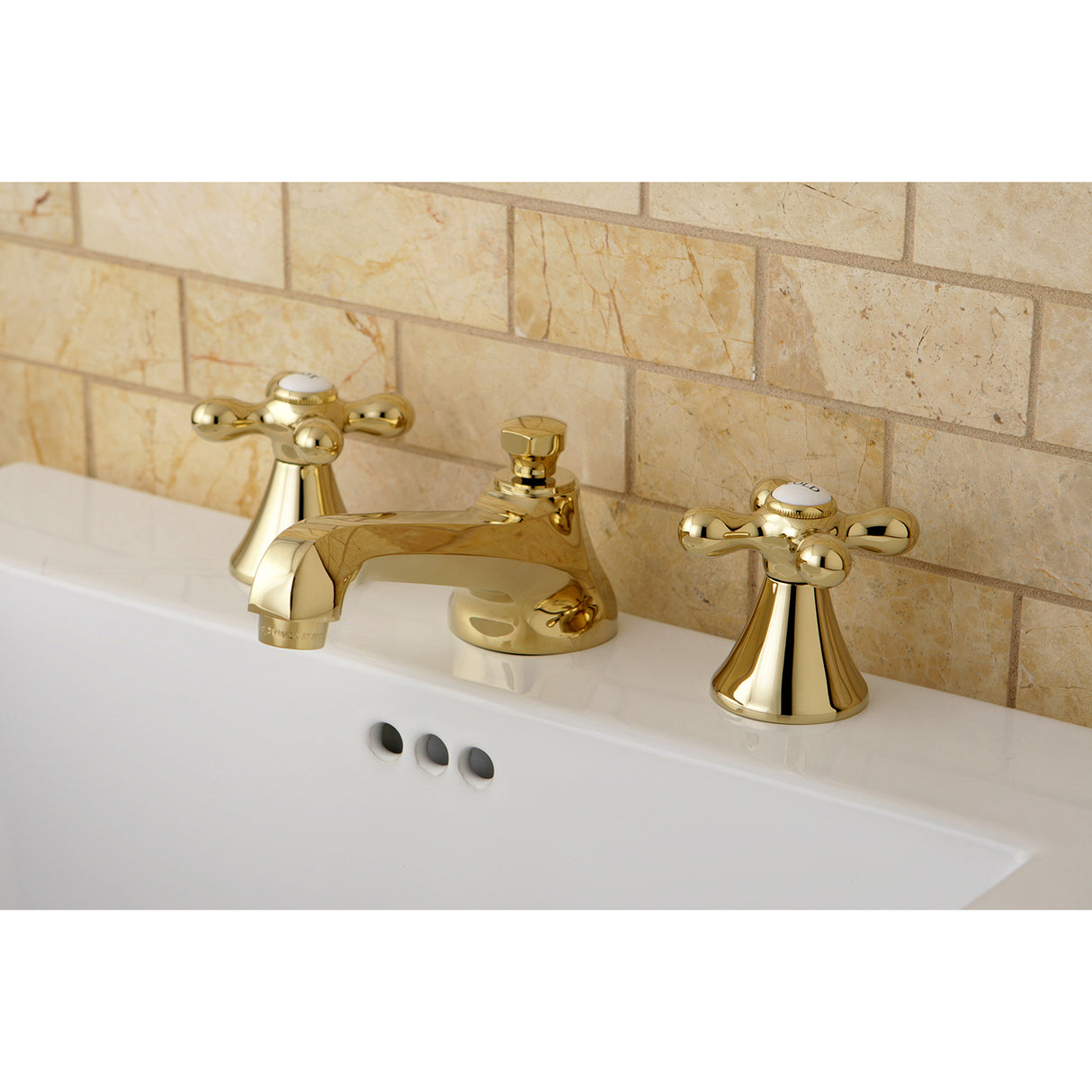 Widespread Bathroom Faucet, 8 Inch