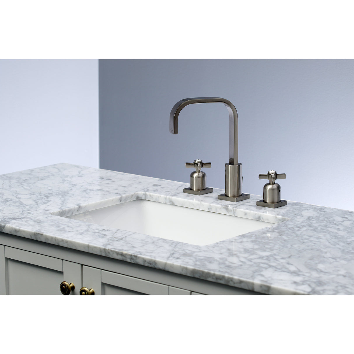 Millennium 8 inch Widespread Modern Bathroom Faucet