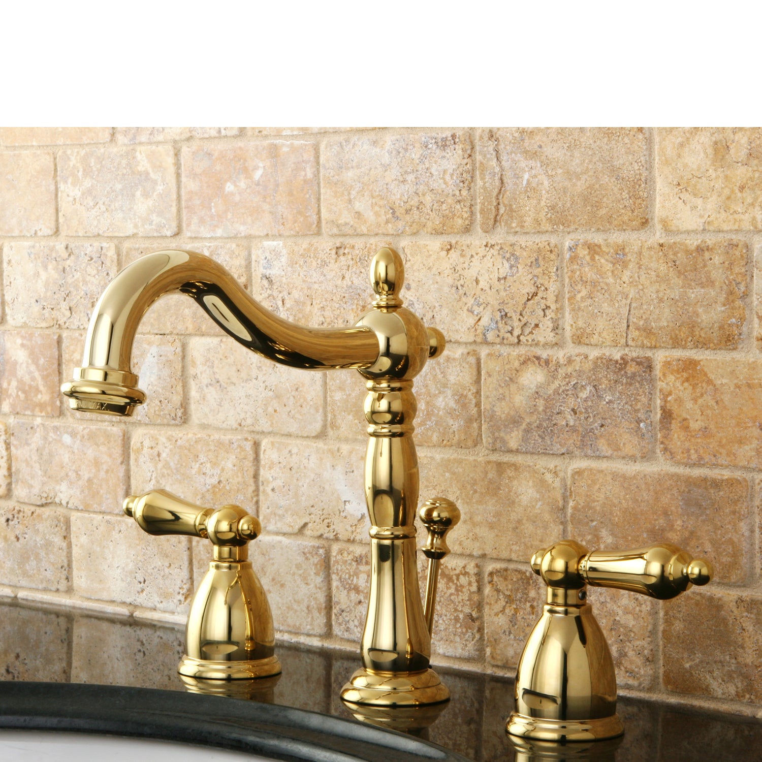 Heritage 8 inch Widespread Traditional Bathroom Faucet