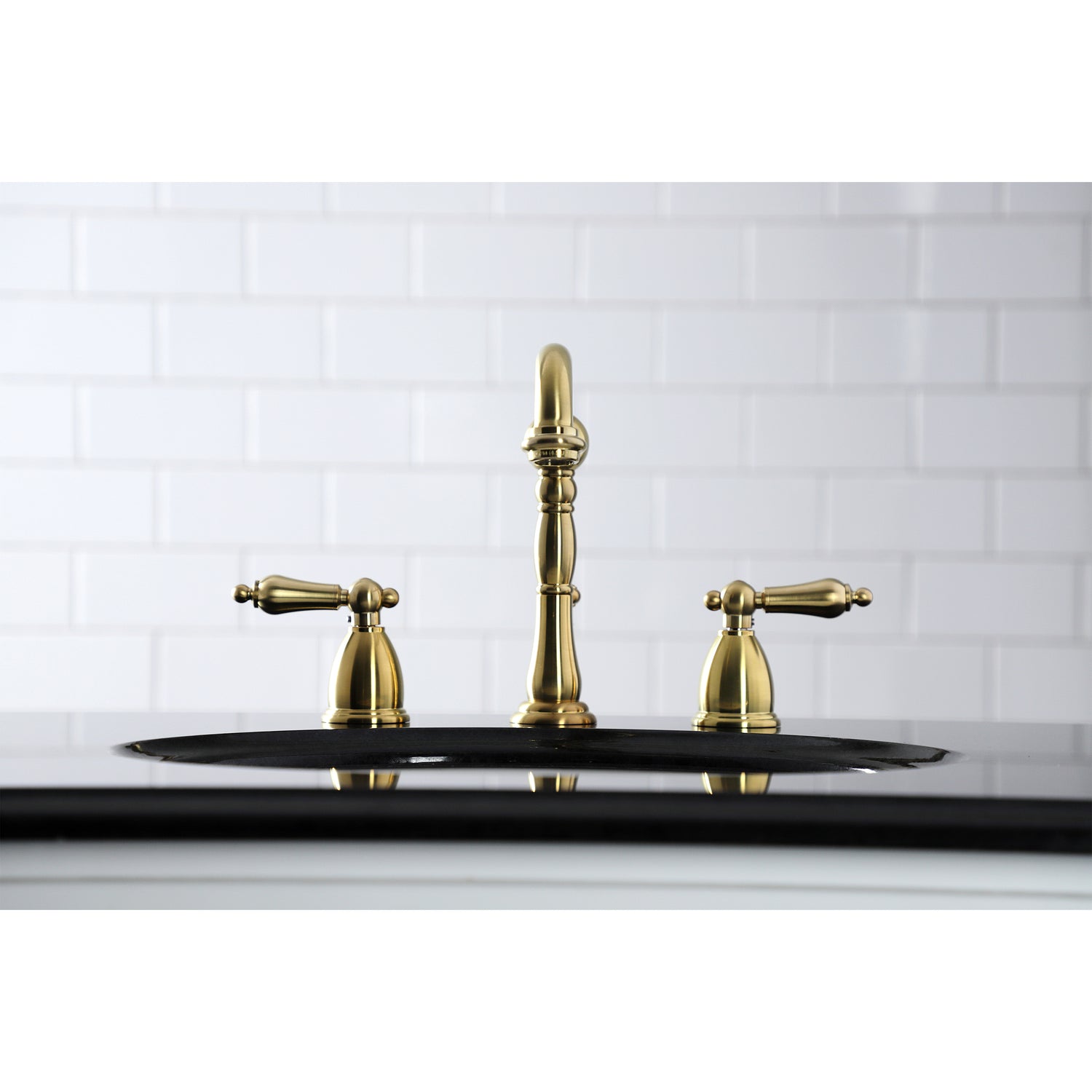 Heritage 8 inch Widespread Traditional Bathroom Faucet