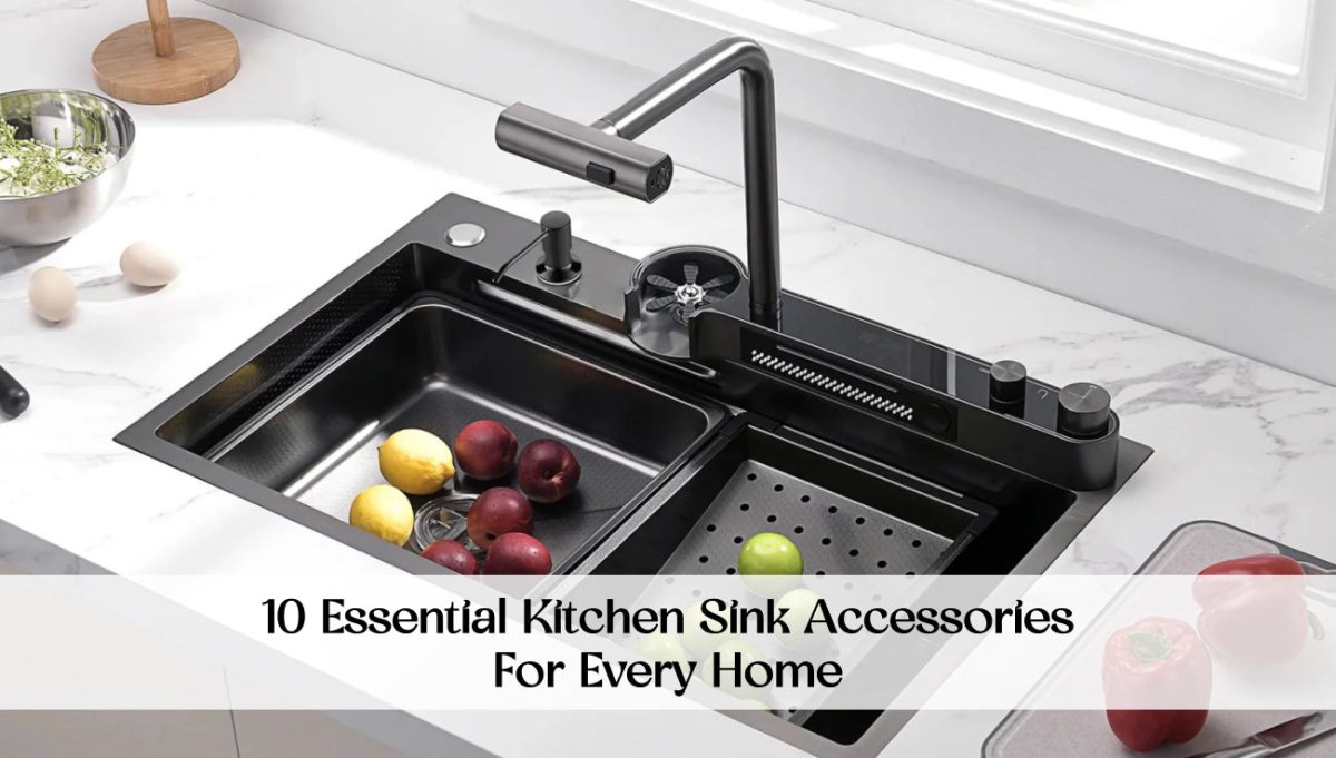 10 Essential Kitchen Sink Accessories for Every Home - BUILDMYPLACE